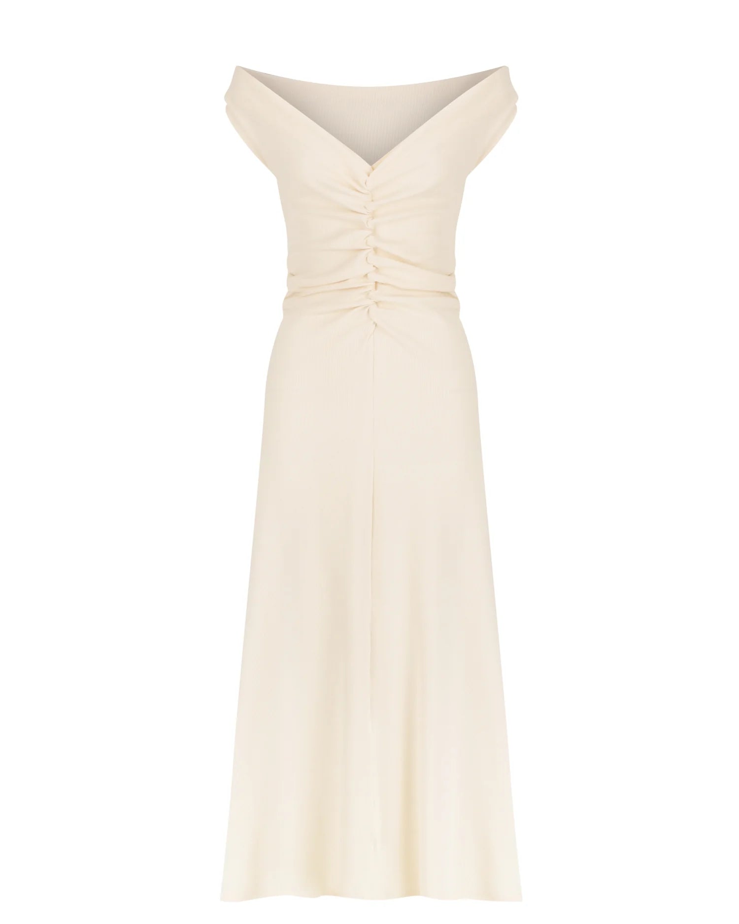 NIVEAH DRESS | VANILLA  | COTTON RIB
