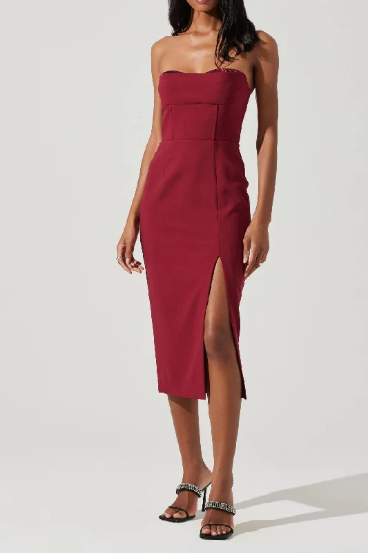 ASTR THE LABEL - MELANI DRESS WINE