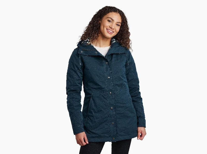 Women's Celeste Down Parka Reversible Quilted Jacket
