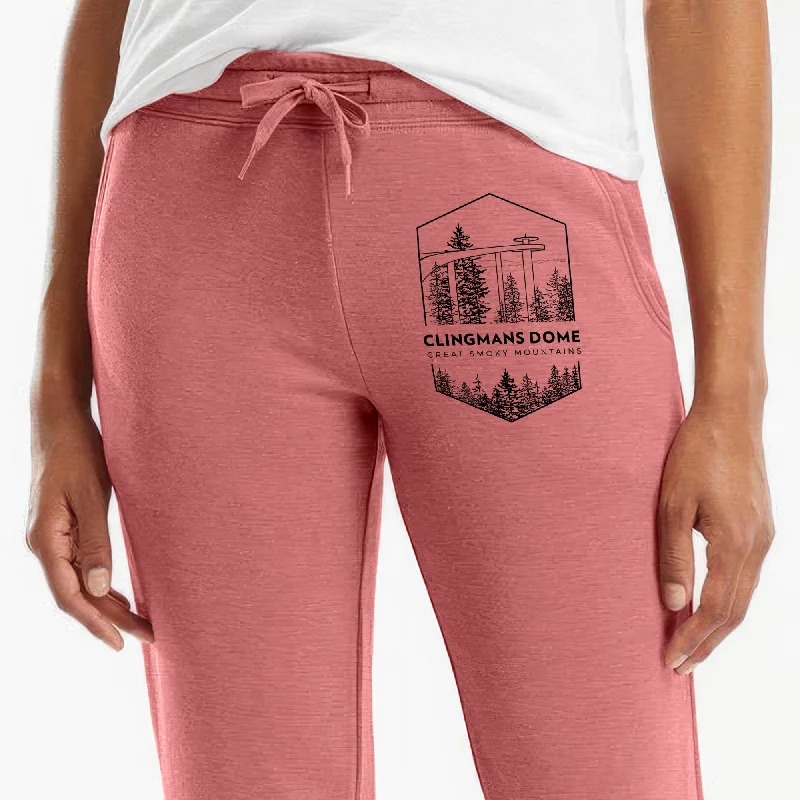 Clingmans Dome - Great Smoky Mountains National Park - Women's Cali Wave Jogger Sweatpants