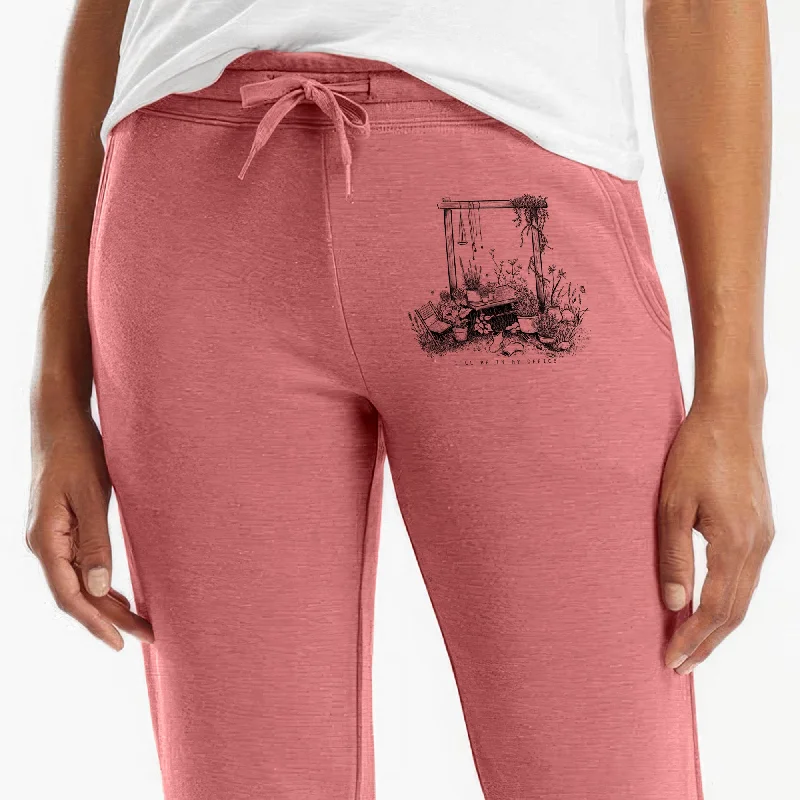 I'll Be In My Office — Garden - Women's Cali Wave Jogger Sweatpants