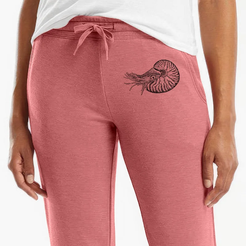 Palau Nautilus - Nautilus belauensis - Women's Cali Wave Jogger Sweatpants