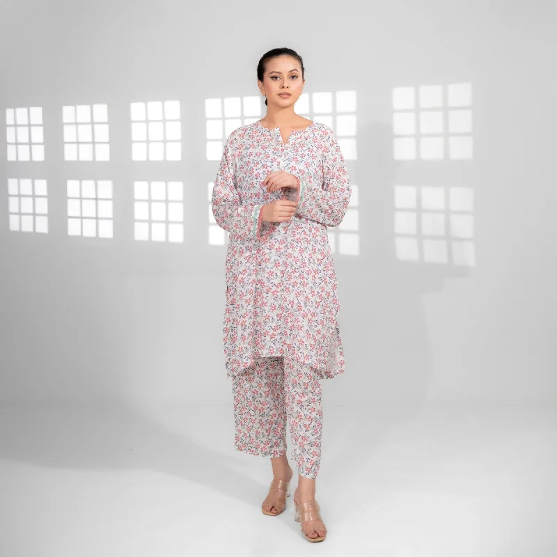 East West By Polo Republica Women’s Printed 2 Pcs Stitched Suit