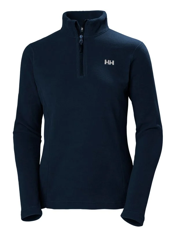 Daybreaker Half Zip - Navy Cropped Turtleneck Knit