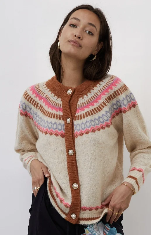 Lollys Laundry Nova Cardigan Fitted Office Sweater